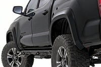 Rough Country | Sport Fender Flares | 202 Black Onyx | Toyota Tacoma 2WD/4WD (2016-2023) | S-T11621-202