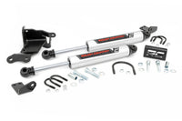 Rough Country | V2 Steering Stabilizer | Dual | 2.5-8 Inch Lift | Jeep Gladiator JT/Wrangler JL (18-26) | 8730470
