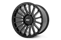 Rough Country | Rough Country 97 Series Wheel | One-Piece | Gloss Black | 17x9 | 6x5.5 | -12mm | 97170912
