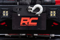 Rough Country | License Plate Mnt | Hawse | Quick Release | RS124