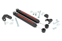Rough Country | Dual Steering Stabilizer | 2.5-6.5 Inch Lift | Jeep Comanche MJ/Wrangler TJ/Wrangler Unlimited  | 87308