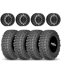 Valor V08 Beadlock 15x7 Satin Black 5+2 4/137 & 4/156 on Gladiator X Comp 10 Ply 32x10-15