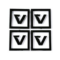 Center Cap Logo Kit Black