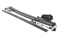 Rough Country | 40 Inch Black Series LED Light Bar | Curved | Single Row | 72740BL