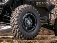 Standard XT Warrior Tires 30x10x15 on 15x10 Assault Industries Hellfire Matte Titanium Wheels 4/136 Pattern