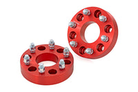 Rough Country | 1.5 Inch Wheel Spacers | 6x5.5 | Red | Chevy/GMC 1500 Truck & SUV | 1160RED