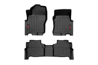 Rough Country | Floor Mats | FR & RR | Crew Cab | Nissan Frontier 2WD/4WD (2022-2026) | M-80515