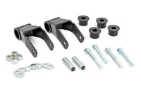 Rough Country | Boomerang Lift Shackles | .75 Inch | Jeep Cherokee XJ 2WD/4WD (1984-2001) | 1104
