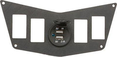FLIP-DASH 4 SWITCH PLATE W/USB pn# RZ912 - planetrzr.com

