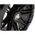 14x7 4/156 4+3 (+5mm) UTV SidebySide RZR Ranger X3 Can-AM Talon Honda KRX Kawasaki YXZ Yamaha High Lifter  HL3 Wheel Gloss Black