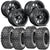 Fuel Maverick D928 Beadlock Black Milled and Maxxis Roxxzilla Wheel and Tire Kit