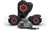 Rockford Fosgate RZR14RC-STG3 Stage 3 kit 2014+ Polaris RZR models with Ride Command: includes 6-1/2" speakers, 4-channel amp, and 10" subwoofer