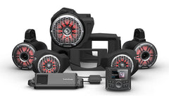 Rockford Fosgate RZR14-STG6 Stage 6 kit 2014+ Polaris RZRs: includes 4 speakers, 5-channel amplifier, and 10" sub