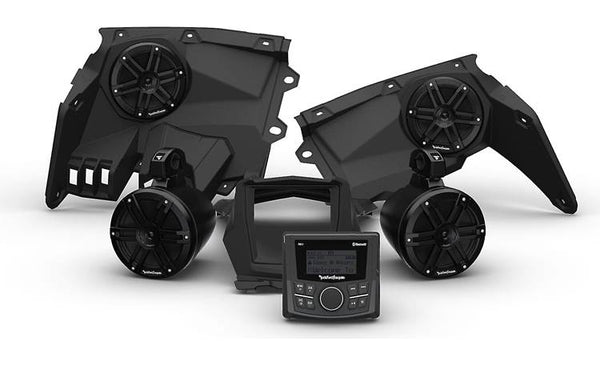 Rockford Fosgate X317-STG2 Stage 2 kit Can-Am Maverick X3 models: includes receiver and four speakers