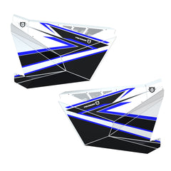 Pro Armor 2020 RZR Pro XP Door Graphic  White/Blue